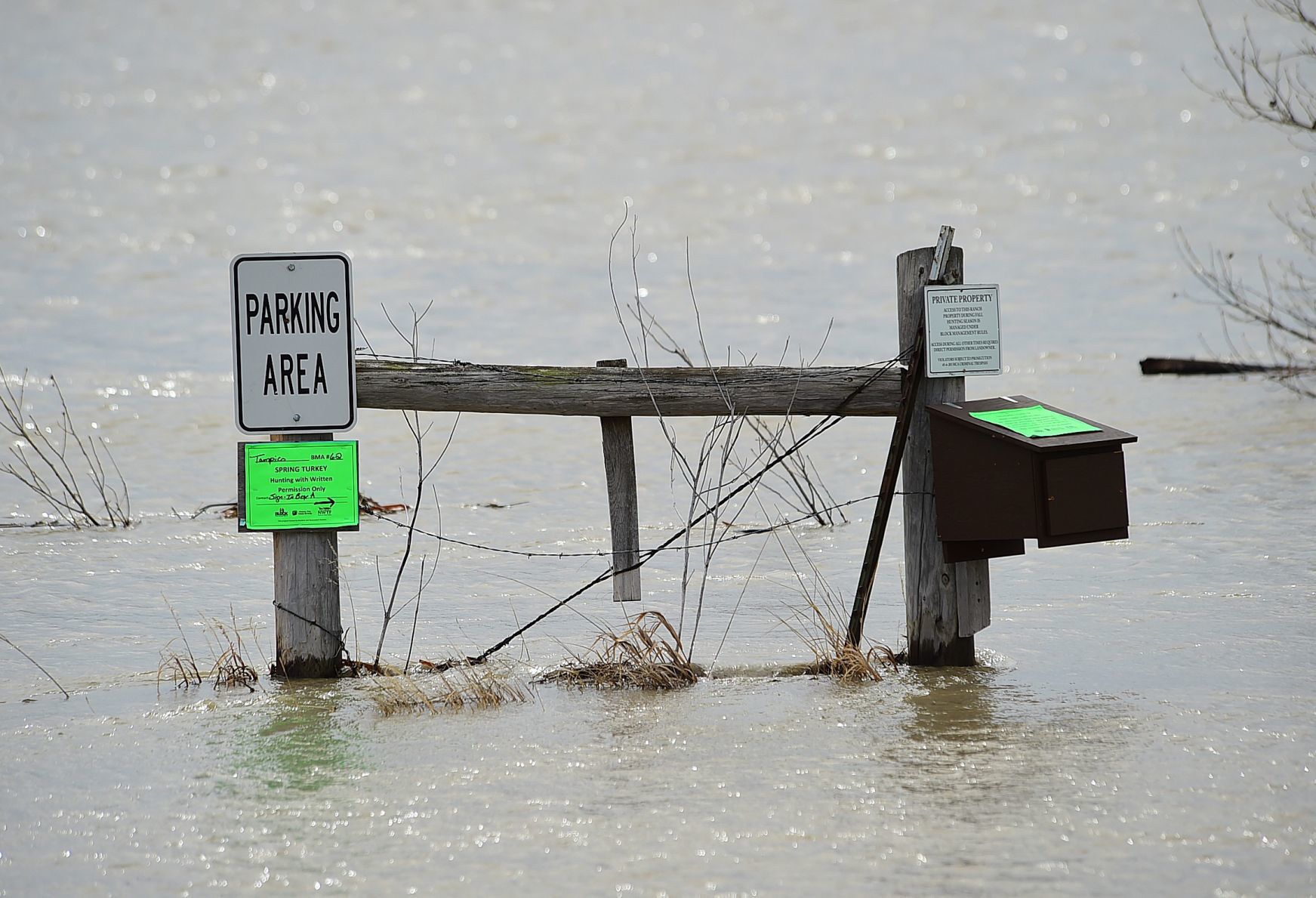 Flood parking area